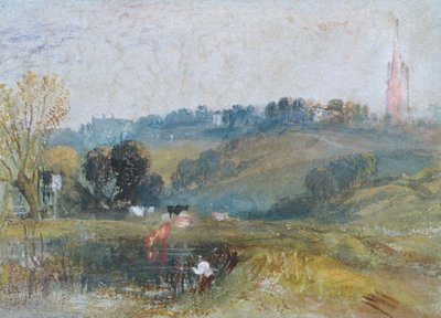 Landscape near Petworth, c.1828 by Joseph Mallord William Turner